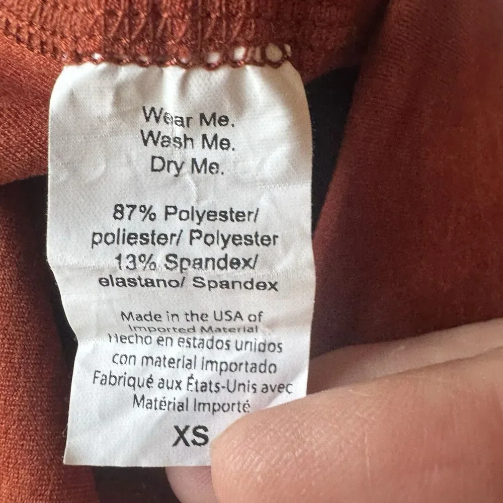 Beyond Yoga Spacedye Caught In The Midi High Waisted Leggings XS Red Sand NWOT - Picture 6 of 7